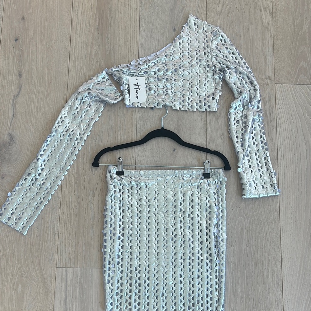 Asymmetrical Cream Mini Dress